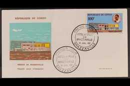 1963 1963 100f Air Mairie De Brazzaville (Yvert 11, SG 27), Superb Cds Used On Illustrated Unaddressed First Day Cover,  - Other & Unclassified