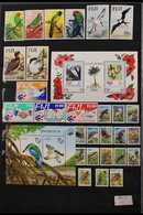 BIRDS TOPICAL COLLECTION 1959-2009. All Different Mint, Used & Never Hinged Mint Collection Of Stamps & Miniature Sheets - Fidschi-Inseln (...-1970)