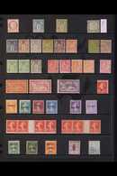 1871-1921 MINT & NEVER HINGED RANGE - CAT 2300+ Euros Presented On Stock Pages, Includes 1871-6 2c Ceres Regummed, 1876- - Other & Unclassified