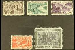 1949-50 Air Complete Set (SG 1055/59, Yvert 24/27 & 29), Superb Mint, Very Fresh. (5 Stamps) For More Images, Please Vis - Other & Unclassified