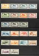 MOROCCO AIR POST ISSUES 1922-1955 NEVER HINGED MINT COLLECTION On Stock Pages, All Different, Includes 1922-27 Set Incl  - Andere & Zonder Classificatie