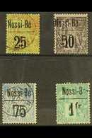 NOSSI-BE 1893 Surcharged Set (SG 36/9, Yvert 19/22), Fine Used (4 Stamps) For More Images, Please Visit Http://www.sanda - Other & Unclassified