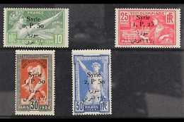 SYRIA 1924 Olympic Games Set (of France) Bilingual Surcharged, Yv 149/52, SG 166/69, Never Hinged Mint (4 Stamps) For Mo - Andere & Zonder Classificatie