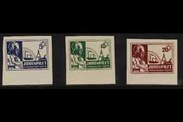 LODZ (LITZMANNSTADT 1944 Local Jewish Ghetto Post Laid Paper Complete Set, Michel II/V, Very Fine Mint (5pf & 20pf Unhin - Sonstige & Ohne Zuordnung