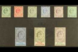 1906-11 Complete Definitive Set, SG 66/74, Very Fine Mint (9 Stamps) For More Images, Please Visit Http://www.sandafayre - Gibilterra