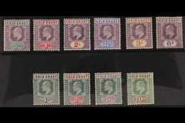 1902 Ed VII Set To 10s, Wmk Crown CA, SG 38/47, Fine To Very Fine Mint. (10 Stamps) For More Images, Please Visit Http:/ - Goldküste (...-1957)