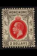 1921 $2 Carmine And Grey Black, Wmk Script, Geo V, SG 130, Very Fine Mint. For More Images, Please Visit Http://www.sand - Other & Unclassified