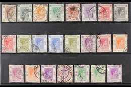1938-52 KGVI Complete Set, SG 140/62, Fine Cds Used. (23 Stamps) For More Images, Please Visit Http://www.sandafayre.com - Sonstige & Ohne Zuordnung