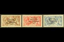 1922 2s.6d To 10s. Seahorses Set, Dollard Printing, SG 17/21, Very Fine Mint. (3 Stamps) For More Images, Please Visit H - Sonstige & Ohne Zuordnung
