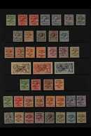 1922-1925 OVERPRINTS MINT COLLECTION On Stock Pages, All Different, Includes 1922 Dollard Opts Set, Plus Red Opts To 9d, - Other & Unclassified