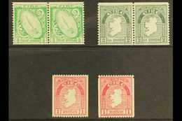 1933-34 Coil Stamps, ½d And 2d Pairs, Single Stamps Of 1d And 1d Single Perf., SG 71a, 72 B/c And 74b, In Fine And Scarc - Other & Unclassified