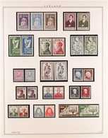 1941-1967 ALL DIFFERENT NEVER HINGED MINT Collection In Hingeless Mounts On Album Pages. Includes A Complete Run Of Comm - Other & Unclassified