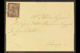 PARMA 1857 Cover To Piacenza Franked Superb Copy Of 1852 15c, Sass 3, With Crisp Parma 21 Nov 57 Cds Cancel. For More Im - Non Classificati