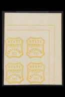 PARMA FORGERIES. 1859 80c Yellow Ochre (as Sassone 18) Corner Block Of 4 On Gummed Paper, Fine Mint (4 Stamps) For More  - Non Classificati