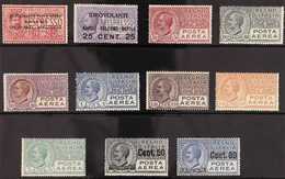 1917-1928 AIRS COMPLETE NEVER HINGED MINT A Complete Run Of Air Post Issues From 1917 Turin-Rome Experimental Flight (th - Non Classificati