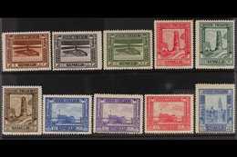SOMALIA 1935-38 (perf 14) Pictorial Definitive Set To 1L25 (Sass 213/223), Never Hinged Mint (the 35c Lightly Hinged). S - Other & Unclassified