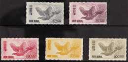1950 Southern Green Pheasant Air Post Set, Scott C9/13, SG 575/79, Very Fine Mint (5 Stamps) For More Images, Please Vis - Andere & Zonder Classificatie