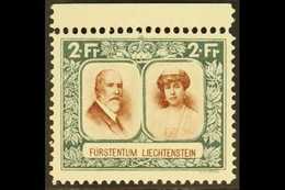 1930 2f Red-brown & Deep Bluish Green Prince And Princess Perf 11½ (Michel 107 B, SG 109B), Superb Never Hinged Mint Upp - Sonstige & Ohne Zuordnung