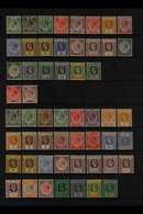 1912-1937 MINT COLLECTION On Stock Pages, ALL DIFFERENT, Includes 1912-23 Set To $5 With A Few Shades, 1921-33 Set To $5 - Straits Settlements