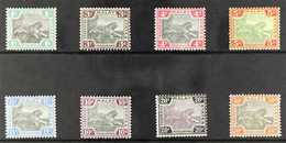 FEDERATED MALAY STATES 1900-1901. FMS "TIGERS", Crown CA Wmk (Sideways) Set, SG 15/22a, Fine Mint (8 Stamps) For More Im - Andere & Zonder Classificatie