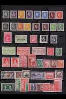 1915-36 MINT ASSORTMENT Useful Range Of Stamps On A Single Stock Page, Incl. Various KGV Definitives To 1s Plus Imperf ½ - Autres & Non Classés