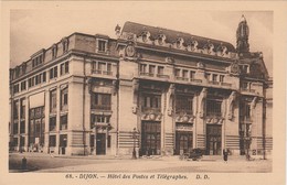 DIJON  COTE D'OR  21   CPA SEPIA   HOTEL DES POSTES - Dijon