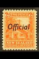 OFFICIAL 1936 2d Orange, Perf 12½, SG O123b, Very Fine Well Centered Mint. Scarce Stamp. For More Images, Please Visit H - Autres & Non Classés