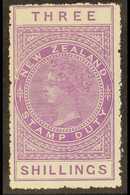 POSTAL FISCAL 1906 3s Mauve On Unsurfaced Cowan Paper, Perf 14, SG F79, Fine Mint. For More Images, Please Visit Http:// - Otros & Sin Clasificación