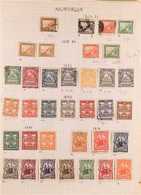 1869-1980's INTERESTING COLLECTION/ACCUMULATION On Various Pages, Mint & Used Stamps, Includes Various Overprints & Surc - Nicaragua