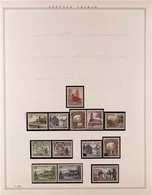 1953-1969 COMPLETE NEVER HINGED MINT COLLECTION In Hingeless Mounts On Leaves, All Different, Includes 1953 Set, 1959 3d - Norfolkinsel