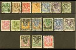 1925 Geo V Set Complete To 20s, SG 1/17, 10s And 20s Fiscal Cancels Nonetheless An Attractive Set. Cat £850. (17 Stamps) - Nordrhodesien (...-1963)