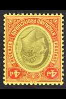 1908-11 KEVII 4d Black And Red/yellow With WATERMARK INVERTED, SG 76w, Very Fine Mint. For More Images, Please Visit Htt - Nyassaland (1907-1953)