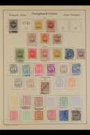 PORTUGUESE GUINEA 1881-1938 Old-time Mint And Used (mostly Fine Fresh Mint) Collection On Printed Pages, Plus Additional - Altri & Non Classificati