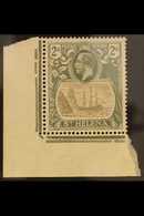 1922-37 2d Grey And Slate, Cleft Rock Variety, SG 100c, Never Hinged Mint Corner Marginal. Lovely! For More Images, Plea - Sainte-Hélène
