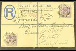 1931 (Oct) 3d Registered Envelope With Additional 1d X2, Port Lokko To England, Neat And Attractive. For More Images, Pl - Sierra Leone (...-1960)