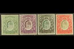 1904 1r, 2r, 3r, And 5r Definitive Top Values, SG 41/44, Very Fine Mint. (4 Stamps) For More Images, Please Visit Http:/ - Somaliland (Protettorato ...-1959)