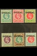 NATAL OFFICIALS 1904 King Edward VII Complete Set, SG O1/O6, Very Fine Mint. (6 Stamps) For More Images, Please Visit Ht - Zonder Classificatie