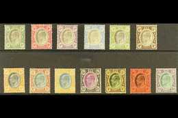 TRANSVAAL 1904-09 Ed VII MCA Wmk Set Complete On Ordinary Paper, SG 260/72, Fine Mint. (13 Stamps) For More Images, Plea - Non Classés