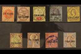 ZULULAND 1888 Set Complete To 9d, SG 1/9, Good To Fine Used. (9 Stamps) For More Images, Please Visit Http://www.sandafa - Zonder Classificatie