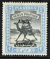 ARMY SERVICE 1906-11 2p Black & Blue Wmk Mult Star And Crescent Overprint, SG A11, Fine Mint, Fresh. For More Images, Pl - Sudan (...-1951)