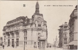 DIJON  COTE D'OR  21   CPA   SEPIA  HOTEL DES POSTES - Dijon