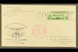 1933 50c Green Century Of Progress Stamp Tied To Century Of Progress Exposition Envelope, Despatched From Chicago To Ger - Altri & Non Classificati