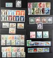 1945-1956 BETTER SETS. All Different Fine Mint Selection On Stock Cards, Includes 1945 Assembly Se-tenant Pairs Set, 195 - Altri & Non Classificati