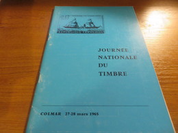 Journée Nationale Du Timbre COLMAR 1965 - Otros & Sin Clasificación