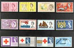 1963 Phosphor Commemorative Sets And Issues Complete, Incl Lifeboat, Red Cross Etc, Never Hinged Mint. (12 Stamps) For M - Altri & Non Classificati