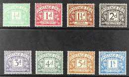 POSTAGE DUE 1914-22 Set Complete, SG D1/D8, Never Hinged Mint. Very Scarce (8 Stamps) For More Images, Please Visit Http - Non Classés