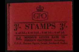 1959 GRAPHITE BOOKLET. 3s Black / Red August 1959 Booklet, SG M13g, Very Fine, Lovely Condition. For More Images, Please - Other & Unclassified