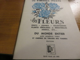 Catalogue De Timbres Poste LES FLEURS - Auktionskataloge