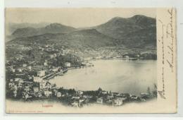 LUGANO - PANORAMA 1903 VIAGGIATA  FP - Lugano