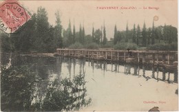 FAUVERNEY   COTE D'OR  21  CPA  COLORISEE   LE BARRAGE - Other & Unclassified